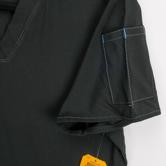 Carhartt Force Women’s Scrub Top Small Black Modern Fit V-Neck Stretch Rugged - Picture 6 of 13
